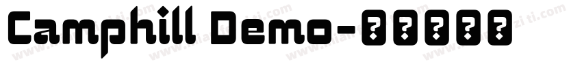 Camphill Demo字体转换